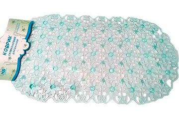 Коврик силиконовый 65*38 Цветы Chb0014