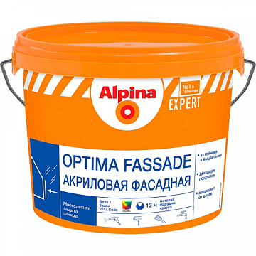 Alpina Краска LINNIMA{ Optima Fassade База 1   2,5 л