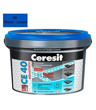 Затирка CERESIT СЕ40 №88 Темно-синий 2кг