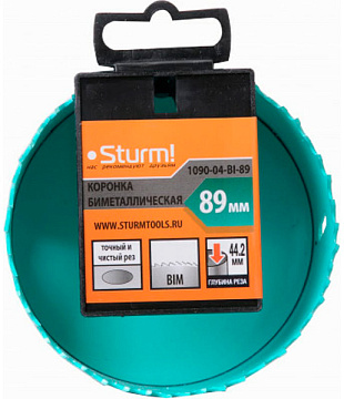 Коронка Bi-Metal 89ммм Sturm! 1090-04-BI-89