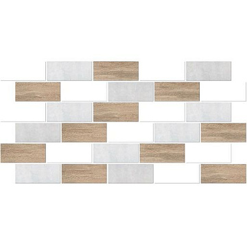 Декоративные панели ПВХ плитка Асти 960х485 мм