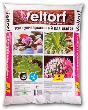 Грунт 10л Veltorf цветочный универс.