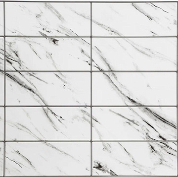 Панель ПВХ Грейс Травертин белый 957*482 мм