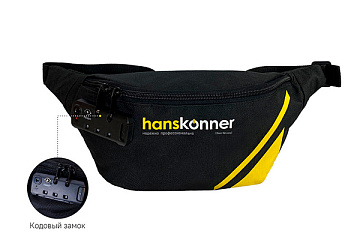 Сумка поясная 2 отделения Hanskonner HKWB0001