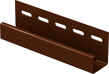 J-профиль Коричневый Ю-пласт 3,05 м