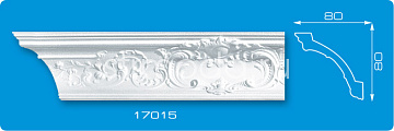 Плинтус потолочный 17015 Формат 1,3м (20)