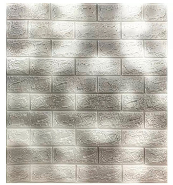 Панель вспененный  ПЭ "Дымчатый кирпич" 700х770 мм