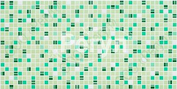 Листовая панель ПВХ Кофе зеленый мозайка 84кз