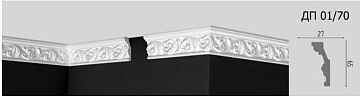 Плинтус потолочный Де-Багет ДП 01/70 48 шт