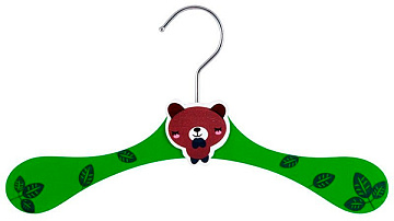 Вешалка Медвежонок KW-1 деревян.св.зел. 311363 Рыжий Кот