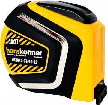 Рулетка 10м x 27мм HANSKONNER HK2010-02-10-27