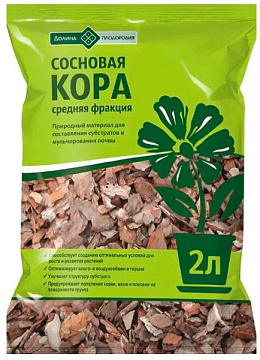 Субстрат Кора Сосны 2л Долина Плодородия