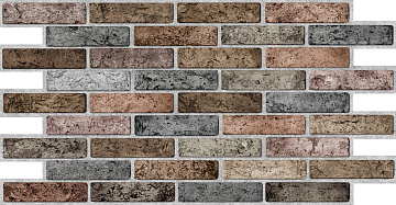 Панель ПВХ Грейс Кирпич терракотовый 960х498 мм
