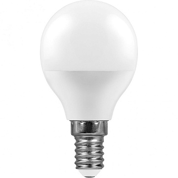 Лампа с/д FERON 9W 230V E14 4000K, LB-550
