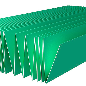 Ламинат подложка (гармошка)  IzoStep 3мм Зеленая  (уп-10 кв.м)