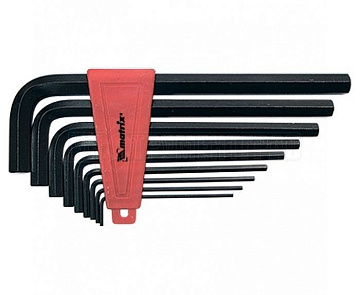 Ключи имбусовые HEX 2-12мм 9шт удл Matrix 11227