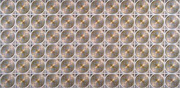 Листовая панель ПВХ Узор золотой 3/30шт