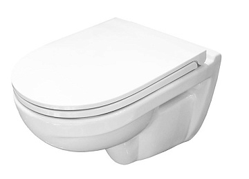 Унитаз подвесной SANITA-LUX BEST LUXE сидение ДЮРОПЛАСТ МИКРОЛИФТ