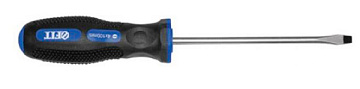 Отвертка FIT CrV SL 6*100мм магн. 55144