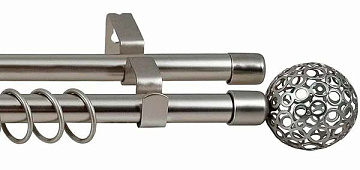 К-з ков разд.  LEGRAND 16/19 мм 1,6-3,0  2-х ряд ажур серебро-мат.