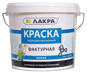 Краска фактурная ЛАКРА 9кг