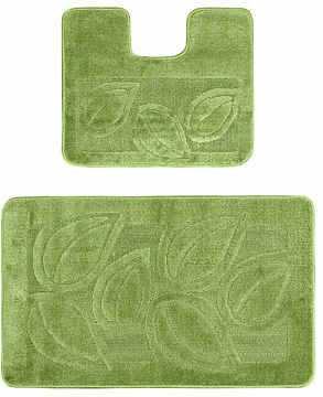Набор FLORA д/ванн 50*80/50*40 PS 2510 GREEN