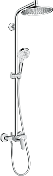 27269000 HANSGROHE Crometta S 240 1jet Showerpipe Ecosmart душевая система