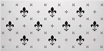 Панель ХДФ «Лилии» 600х1220х3 мм венге