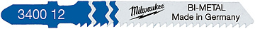 Пилочки для лобзика T118BF 5шт Milwaukee 4932340012