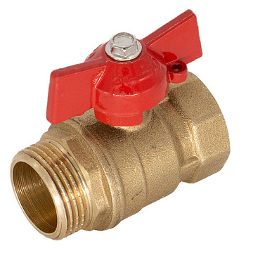 Кран шар. для воды 3/4" г/ш бабочка ОПТИМА