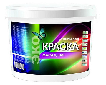 Краска ЭКО фасадная 25 кг. /не заказ. выводим из ассорт.