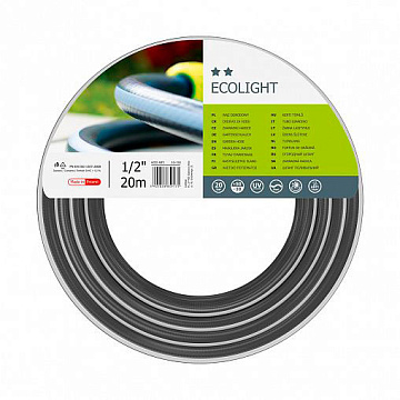 ШЛАНГ ПВХ 1/2" АРМИРОВАННЫЙ "ECOLIGHT" 20 М ПОЛЬША