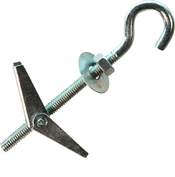 5х95 Дюбель складной пружинный с крючком (50)